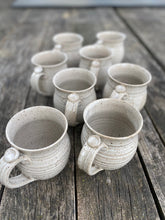 Load image into Gallery viewer, a group of Speckled White Hand Thrown Stoneware Mug