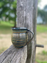 Load image into Gallery viewer, River Stone Blue Ceramic Coffee Mug