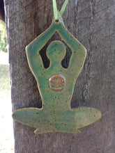 Load image into Gallery viewer, Lotus Pose Christmas Holiday Tree Ornament