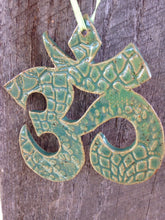 Load image into Gallery viewer, Yoga Om Ornament holiday christmas namaste tree wonter yogi