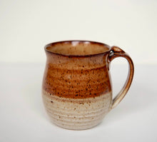 Load image into Gallery viewer, Pottery Coffee Mug with thumb rest Earth tones Ceramic Mug cup Clay

