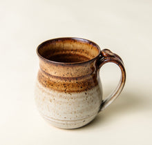 Load image into Gallery viewer, Pottery Coffee Mug with thumb rest Earth tones Ceramic Mug cup Clay
