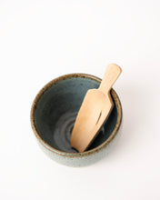 Load image into Gallery viewer, Small spice bowl with hand carved wooden spoon
