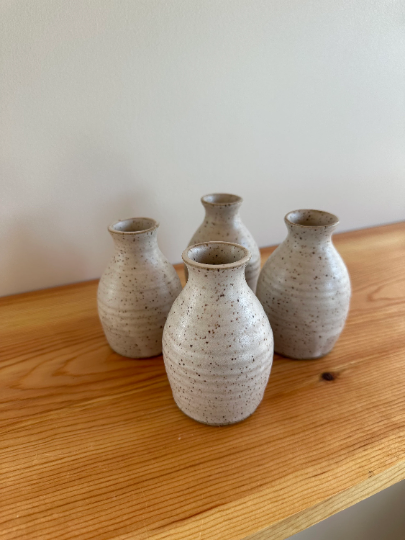 Windowsill bud vase pottery flower vase