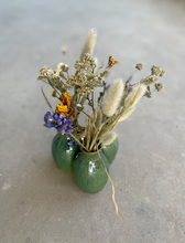 Load image into Gallery viewer, Handmade Flower Bud Vase Set of Three
