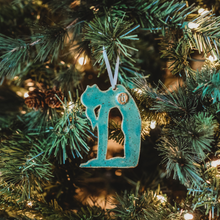 Load image into Gallery viewer, Yoga Ornament, Christmas Ornament of Camel Pose Ustrasana
