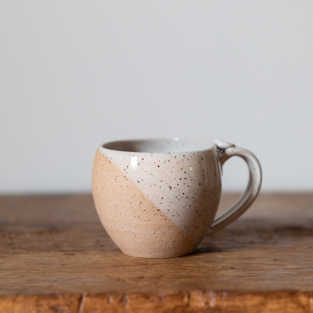 Hand thrown ceramic mug