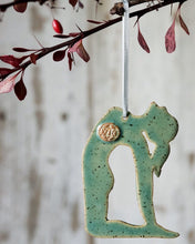 Load image into Gallery viewer, Yoga Ornament, Christmas Ornament of Camel Pose Ustrasana
