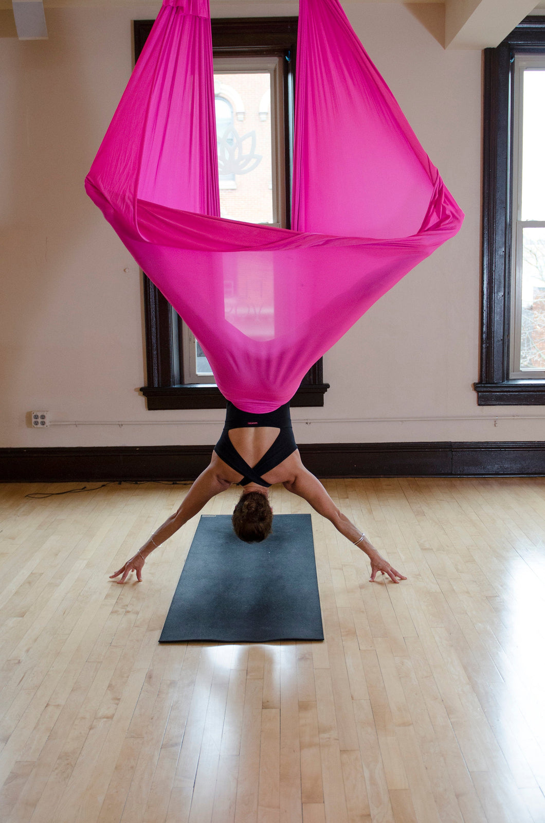 Aerial Hammock Yoga by Emily Mariola Flex Yoga
