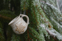 Load image into Gallery viewer, Holiday Ornament Coffee Mug Hanging Christmas Tree Handmade Coffee Cup Decoration
