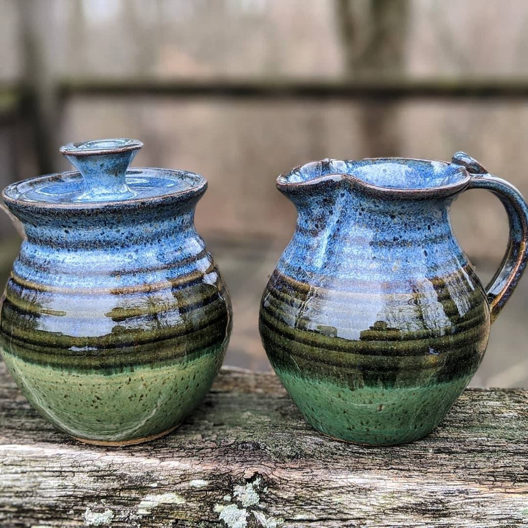 Sugar Creamer Set Functional Ceramics Handmade
