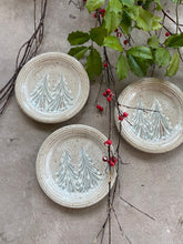 Load image into Gallery viewer, Winter Trees Clay Serving Plate 
