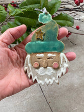 Load image into Gallery viewer, Christmas-Holiday Ornament:  Santa Face

