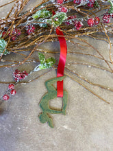 Load image into Gallery viewer, Aerial yoga christmas ornament 
