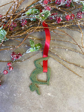 Load image into Gallery viewer, Aerial yoga christmas ornament 
