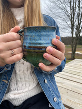 Load image into Gallery viewer, Functional Stonehouse Hand Thrown Pottery Mug - 14oz mug
