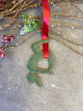 Load image into Gallery viewer, Aerial yoga christmas ornament 

