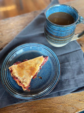 Load image into Gallery viewer, Blue Bread Plate

