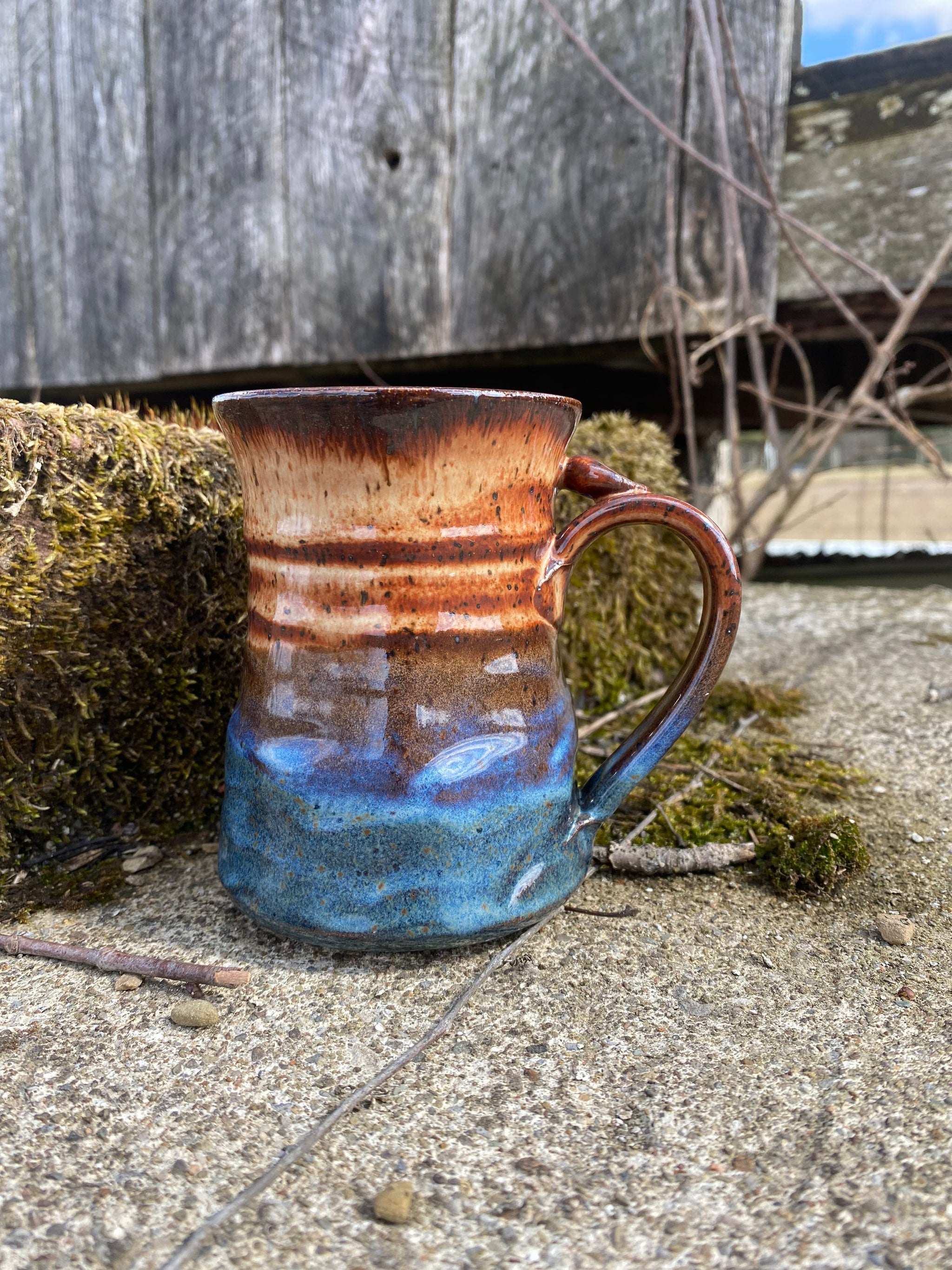 Hand thrown 14oz Coffee Mug - Pottery Mugs | Stonehouse Pottery –  Stonehouse Pottery