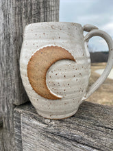 Load image into Gallery viewer, Moon mug| Beautiful speckled white glaze
