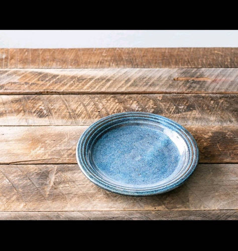 Blue Bread Plate