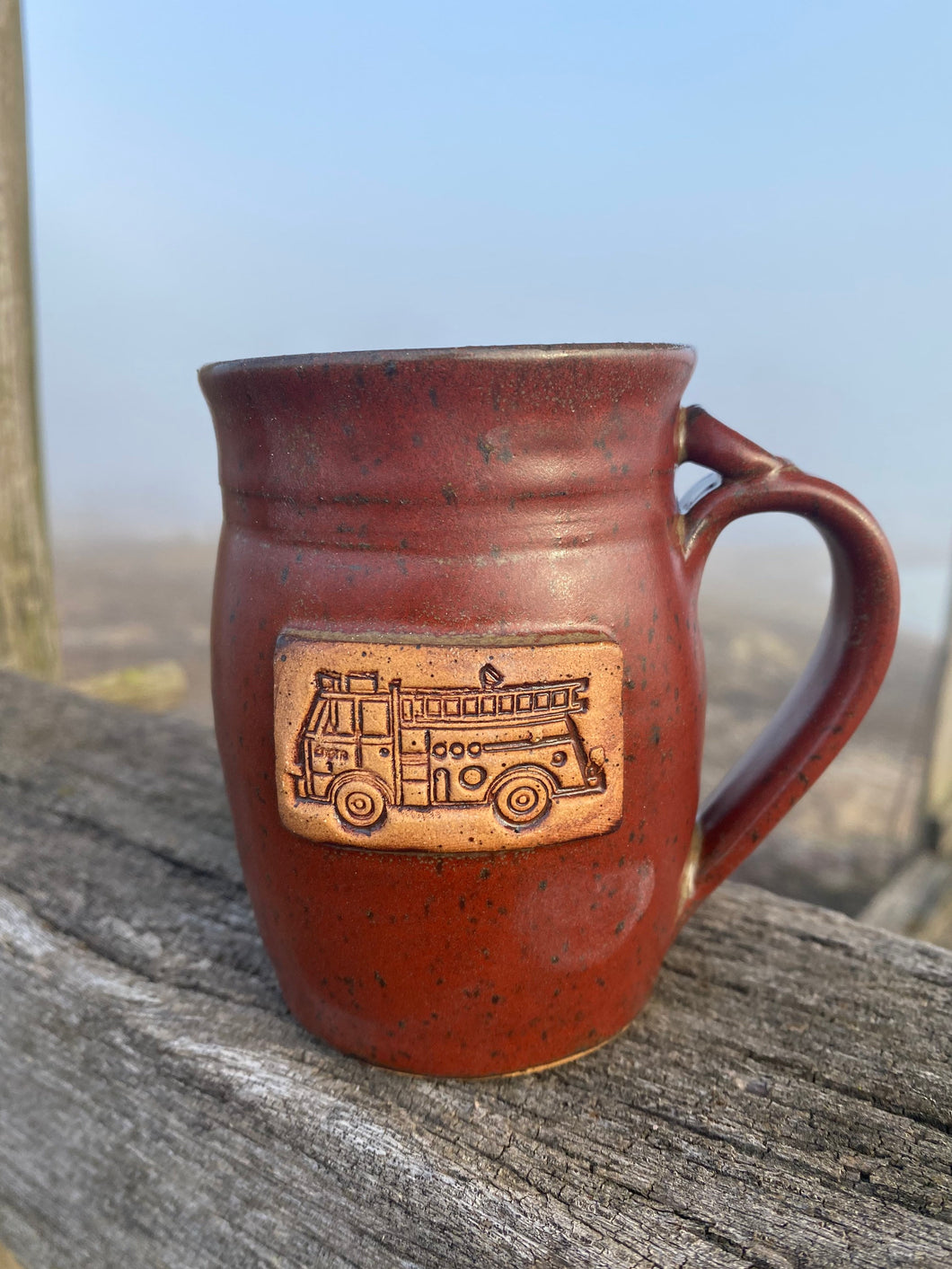 Fire Truck Ceramic Mug