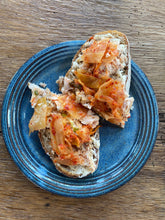 Load image into Gallery viewer, Blue Bread Plate
