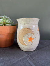 Load image into Gallery viewer, Ceramic Celestial Moon Candle Holder

