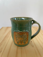 Load image into Gallery viewer, Easter Kids Mug Butterfly Clay Pottery.
