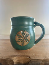 Load image into Gallery viewer, Snowflake Winter stoneware coffee Mug
