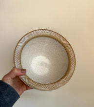Load image into Gallery viewer, 2 quart matte white stoneware mixing bowl ceramics
