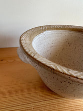Load image into Gallery viewer, 2 quart matte white stoneware mixing bowl ceramics
