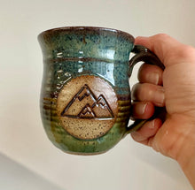 Load image into Gallery viewer, Adventure mountain mug coffee mug hike camp
