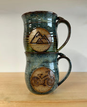 Load image into Gallery viewer, Adventure mountain mug coffee mug hike camp
