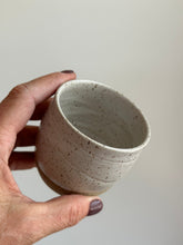 Load image into Gallery viewer, Set of 2 whiskey or espresso cups pottery tumbler hand thrown stoneware clay
