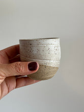 Load image into Gallery viewer, Set of 2 whiskey or espresso cups pottery tumbler hand thrown stoneware clay
