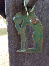 Load image into Gallery viewer, Yoga Ornament, Christmas Ornament of Camel Pose Ustrasana
