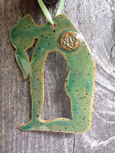Load image into Gallery viewer, Yoga Ornament, Christmas Ornament of Camel Pose Ustrasana
